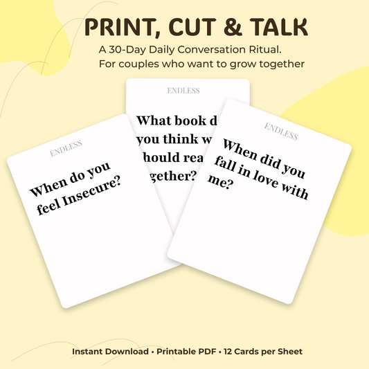 A 30-Day Conversation Ritual for Couples